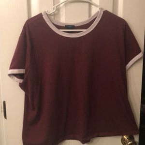 Maroon shirt